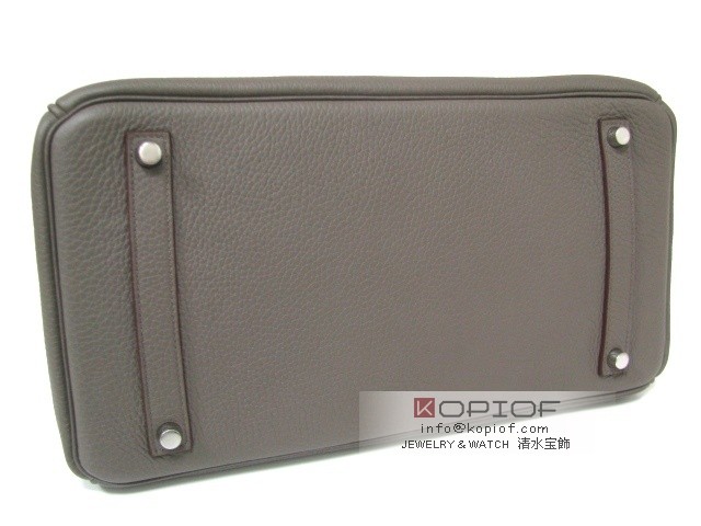 エルメス バーキン35 トリヨンクレマンス エタン(金具:シルバー) her461